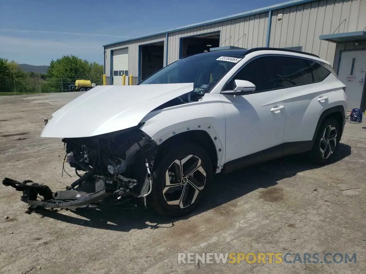1 Photograph of a damaged car 5NMJECAEXNH058982 HYUNDAI TUCSON 2022
