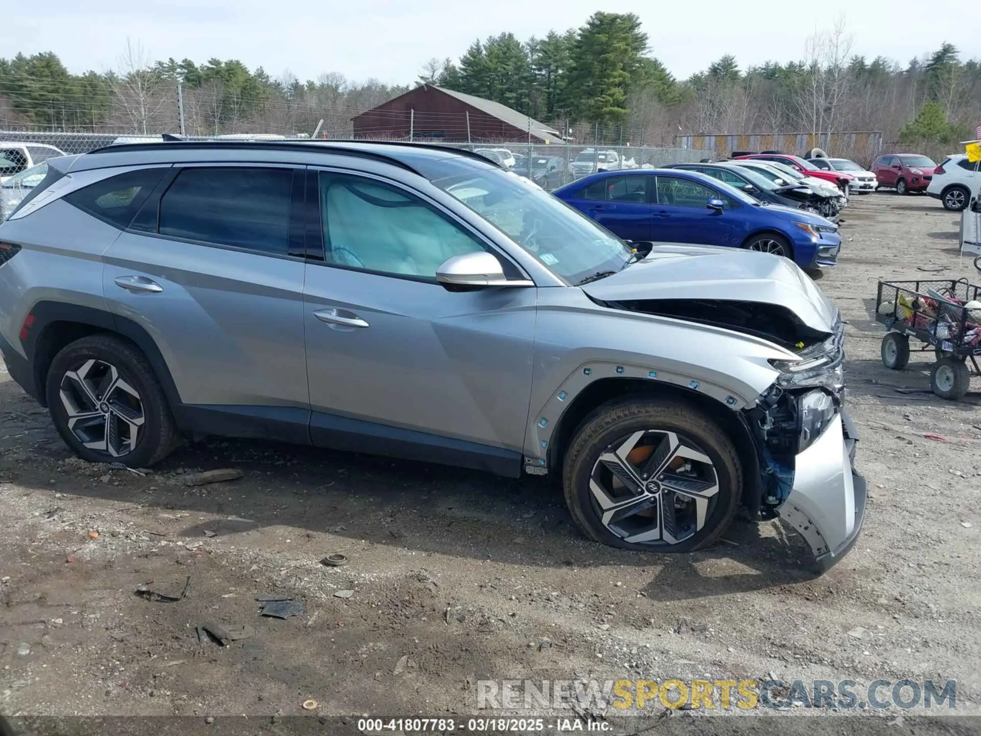13 Photograph of a damaged car 5NMJECAEXNH106979 HYUNDAI TUCSON 2022
