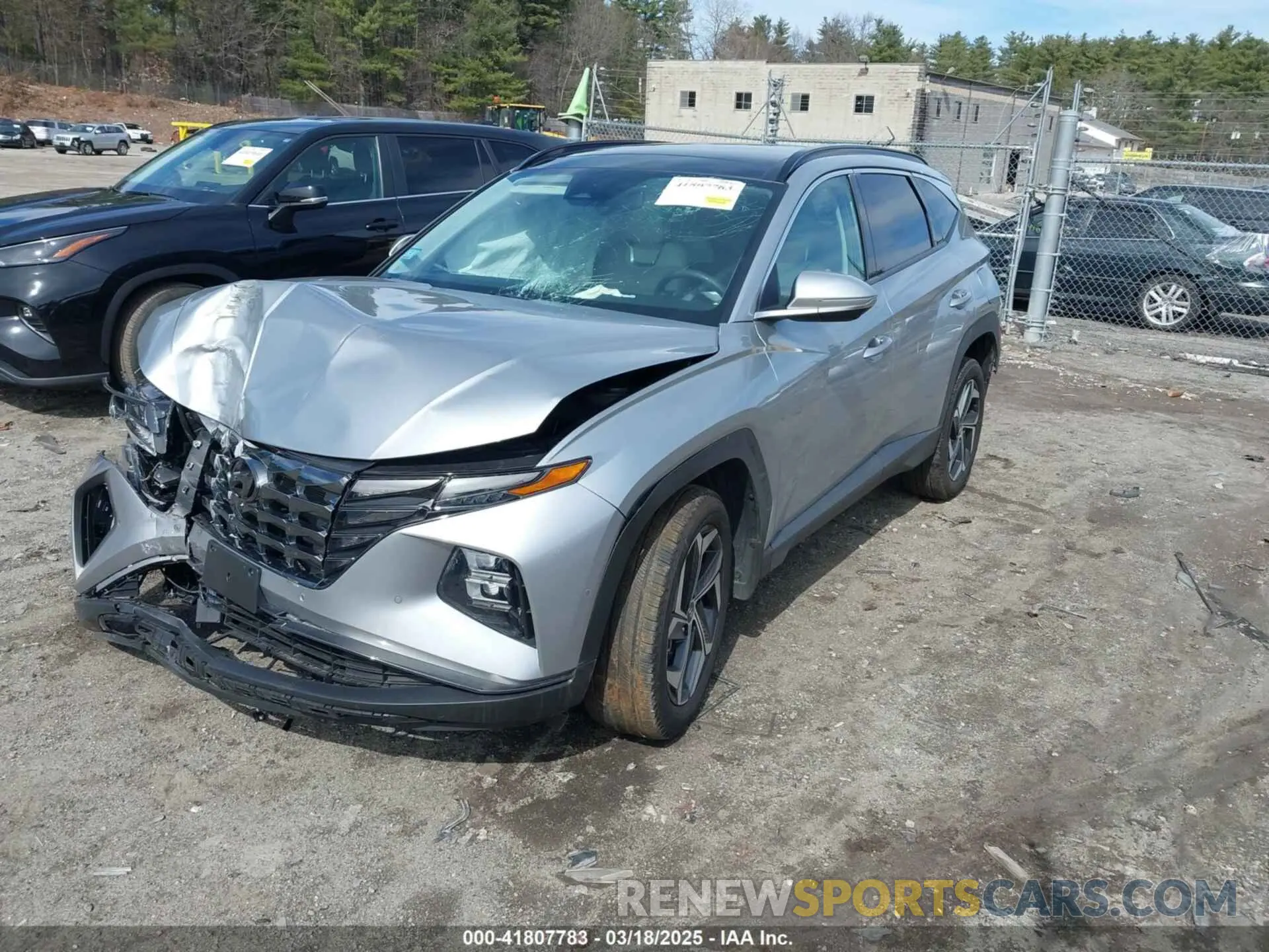 2 Photograph of a damaged car 5NMJECAEXNH106979 HYUNDAI TUCSON 2022