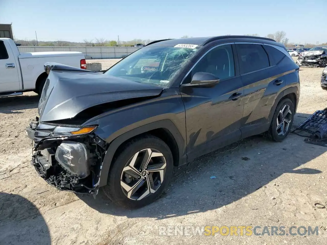 1 Photograph of a damaged car 5NMJF3AE0NH002143 HYUNDAI TUCSON 2022