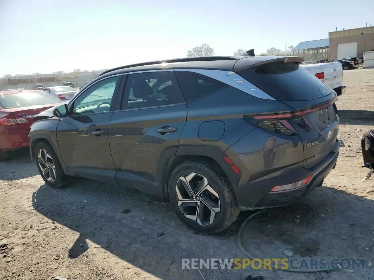 2 Photograph of a damaged car 5NMJF3AE0NH002143 HYUNDAI TUCSON 2022