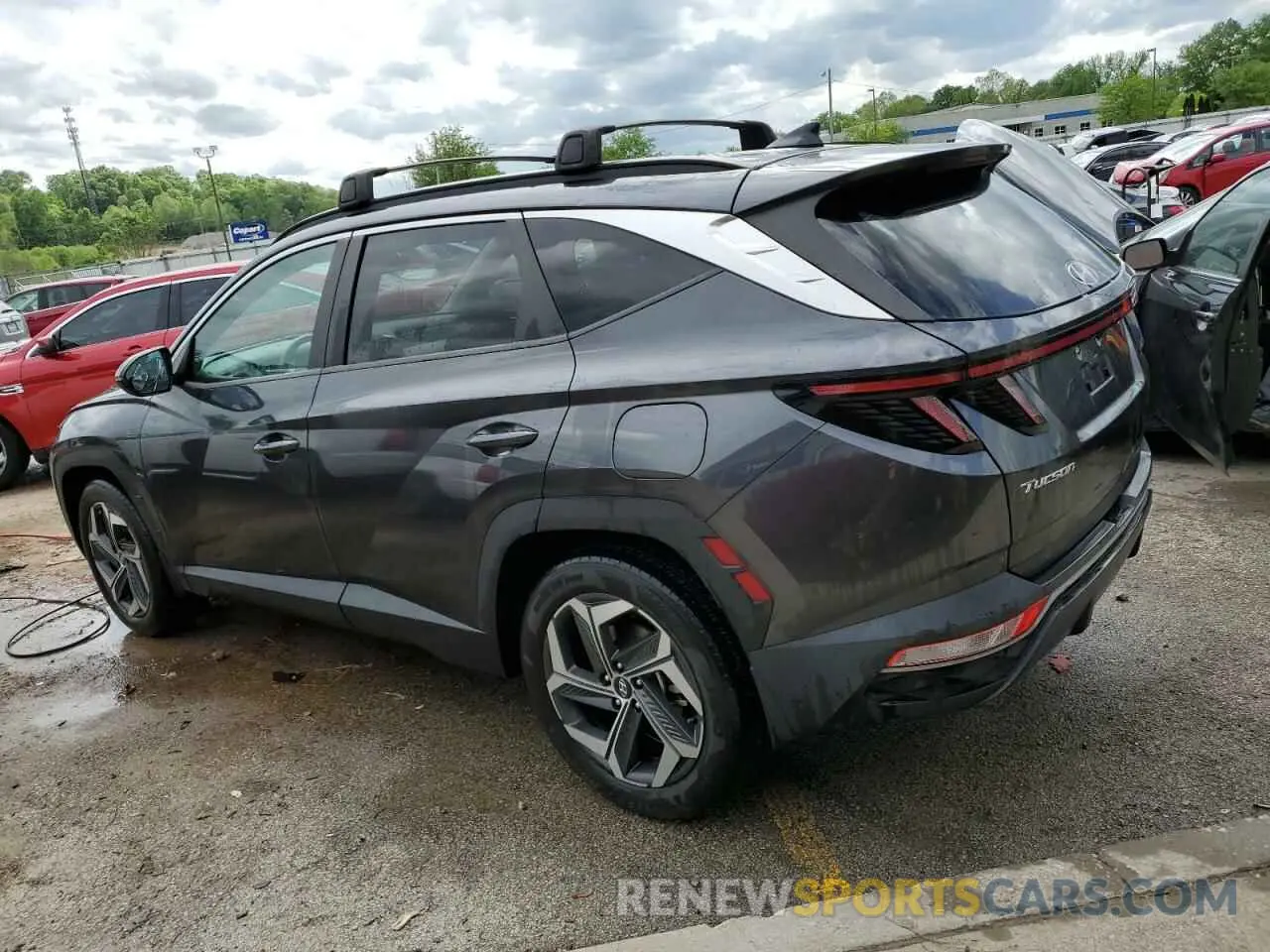 2 Photograph of a damaged car 5NMJF3AE0NH064917 HYUNDAI TUCSON 2022