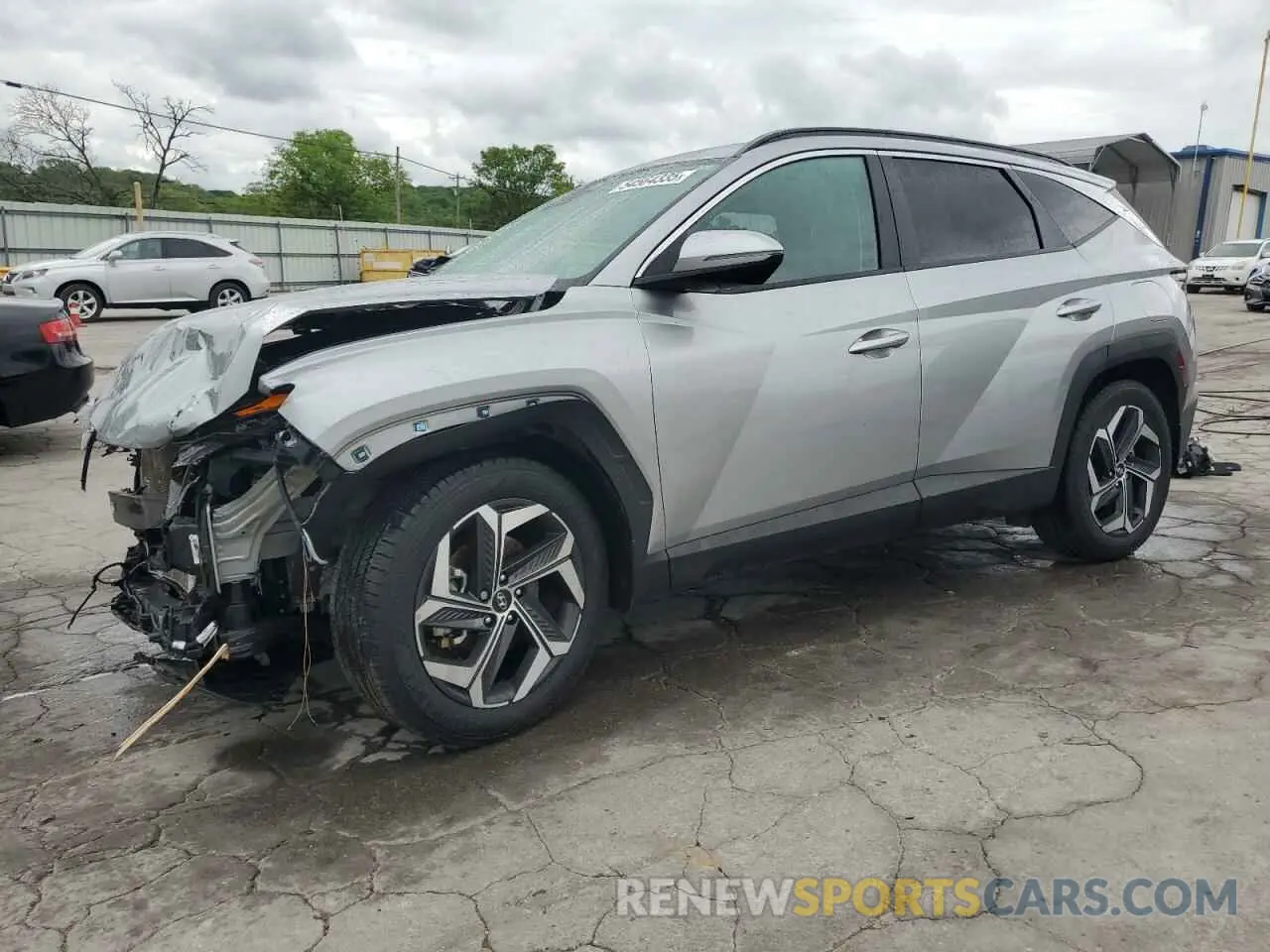 1 Photograph of a damaged car 5NMJF3AE0NH091972 HYUNDAI TUCSON 2022