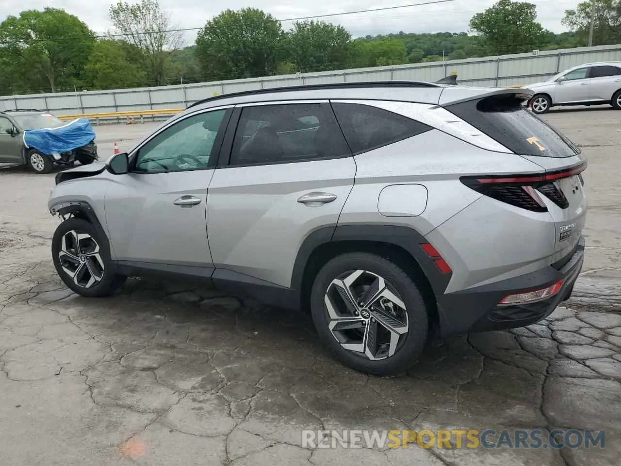 2 Photograph of a damaged car 5NMJF3AE0NH091972 HYUNDAI TUCSON 2022