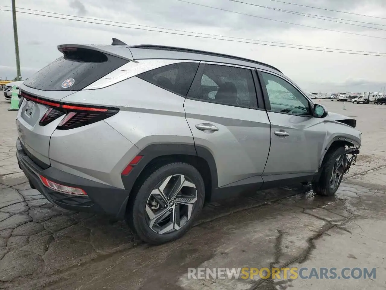 3 Photograph of a damaged car 5NMJF3AE0NH091972 HYUNDAI TUCSON 2022