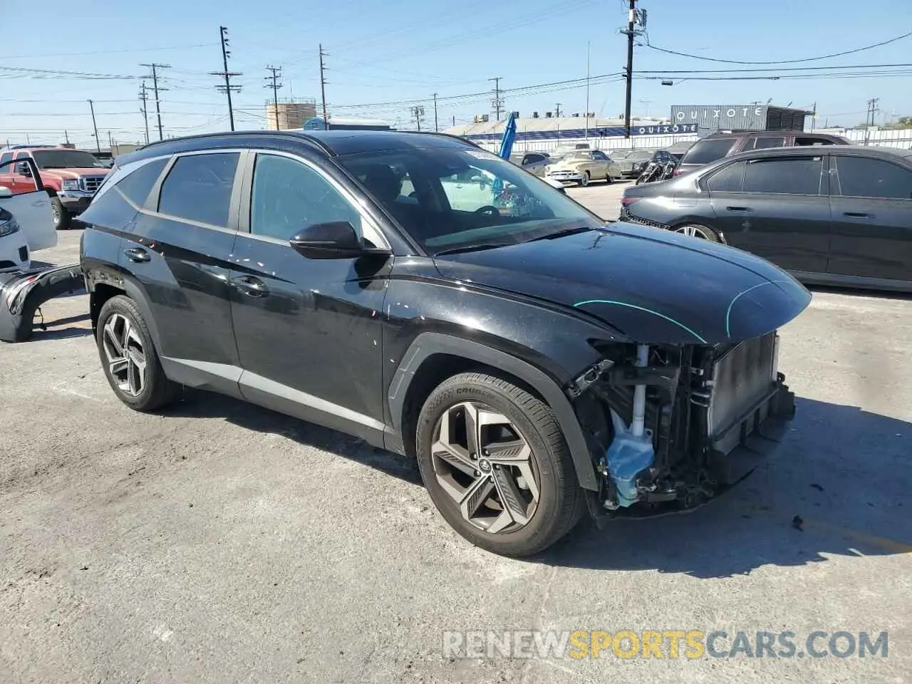 4 Photograph of a damaged car 5NMJF3AE2NH008302 HYUNDAI TUCSON 2022