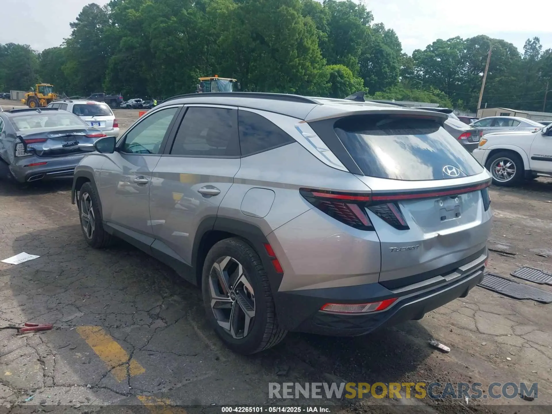 3 Photograph of a damaged car 5NMJF3AE2NH085753 HYUNDAI TUCSON 2022
