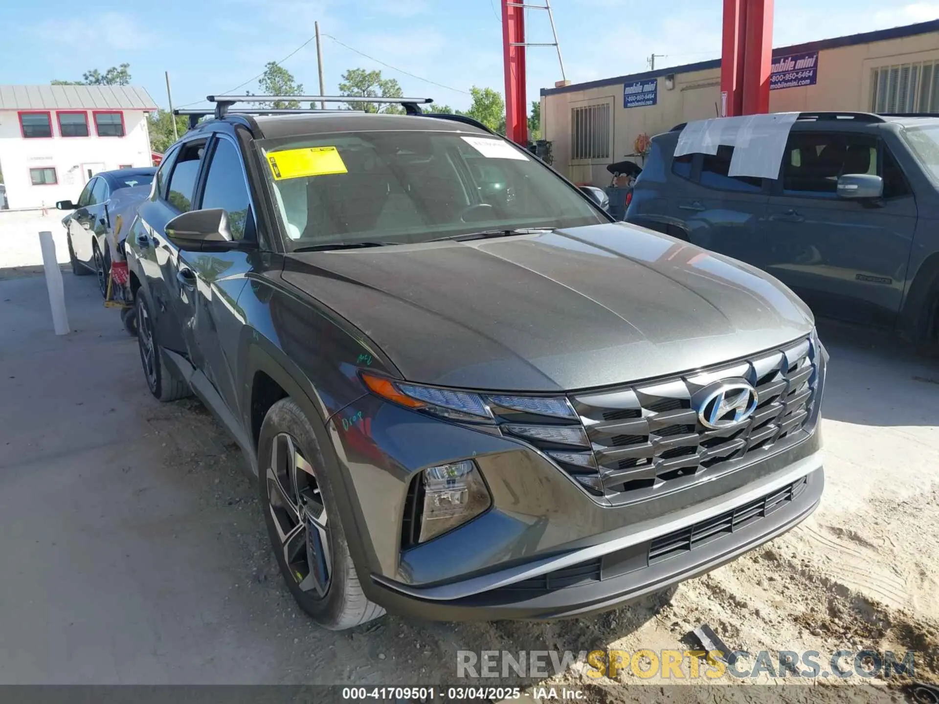 1 Photograph of a damaged car 5NMJF3AE2NH157468 HYUNDAI TUCSON 2022
