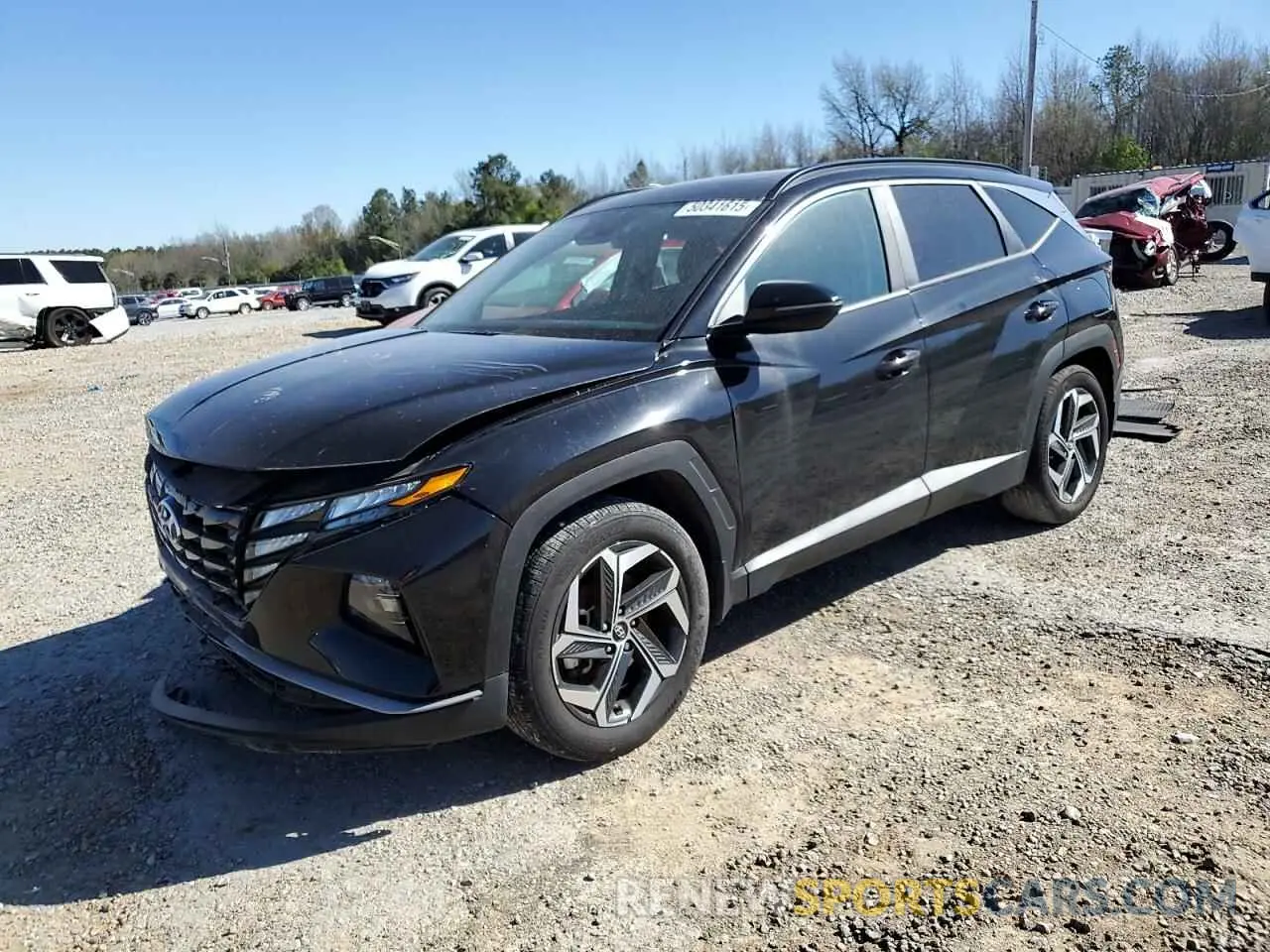 1 Photograph of a damaged car 5NMJF3AE2NH158278 HYUNDAI TUCSON 2022