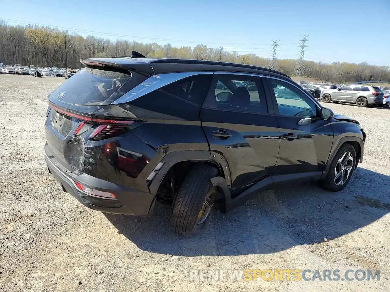 3 Photograph of a damaged car 5NMJF3AE2NH158278 HYUNDAI TUCSON 2022