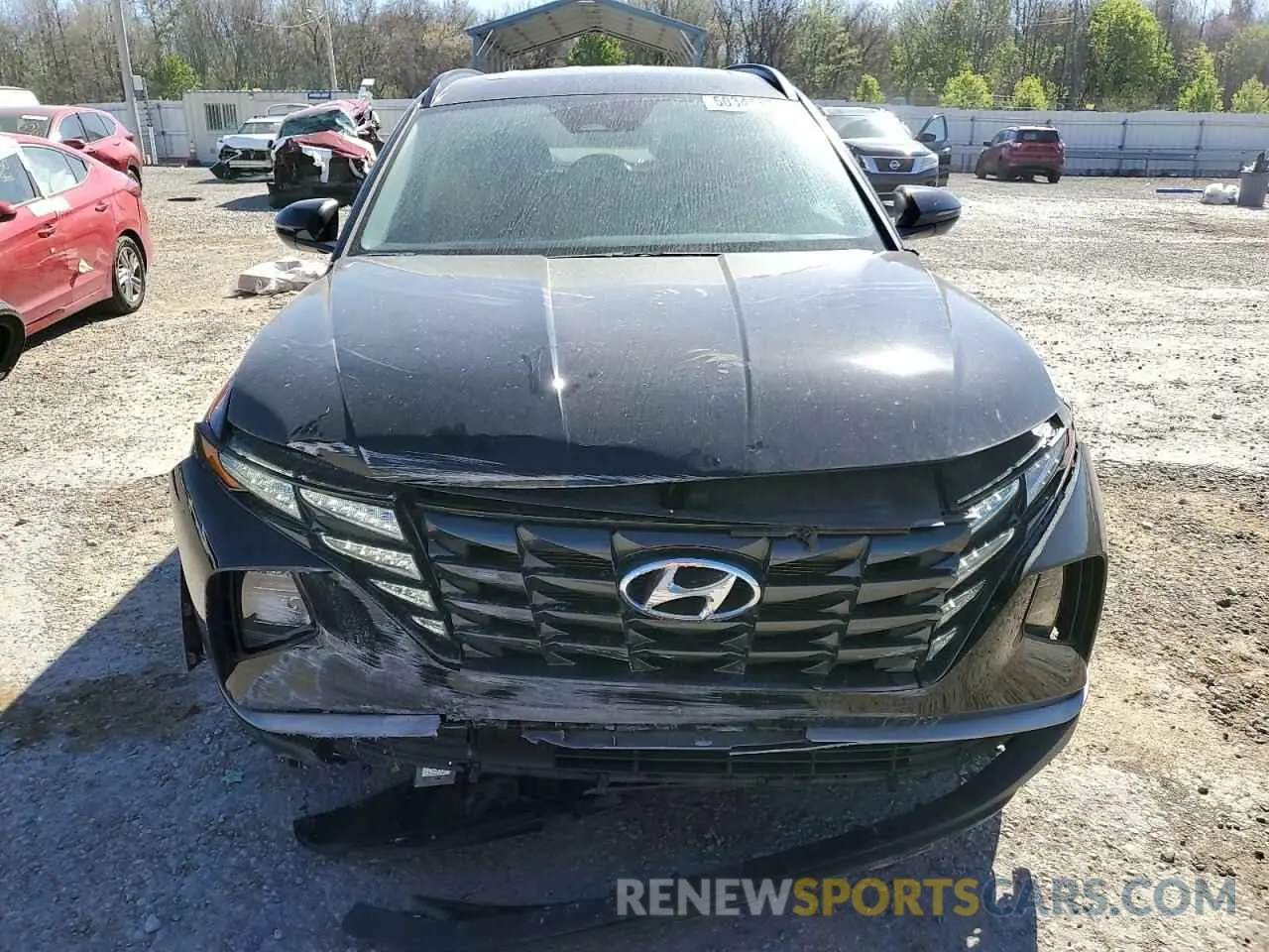 5 Photograph of a damaged car 5NMJF3AE2NH158278 HYUNDAI TUCSON 2022