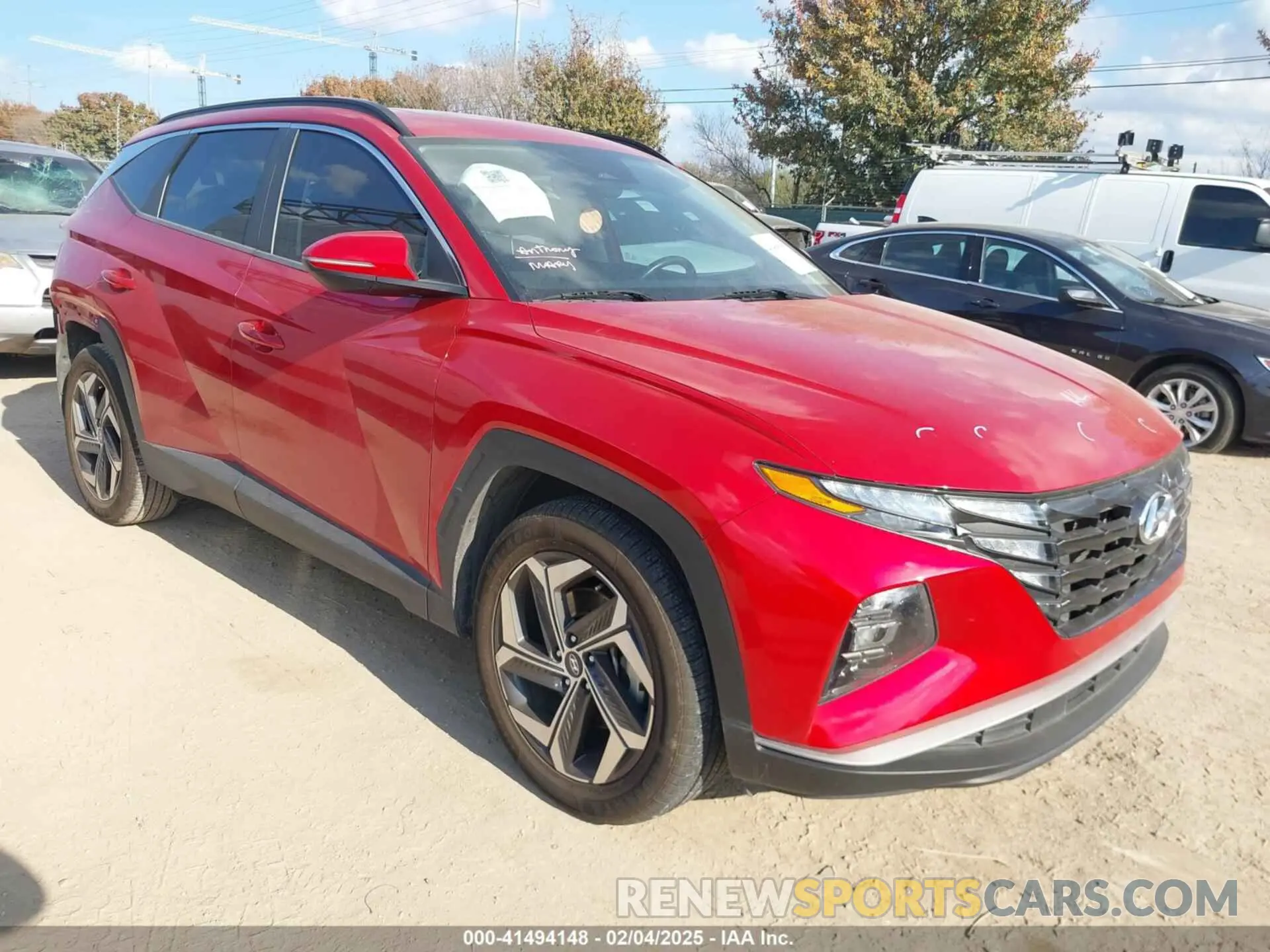 1 Photograph of a damaged car 5NMJF3AE3NH004727 HYUNDAI TUCSON 2022