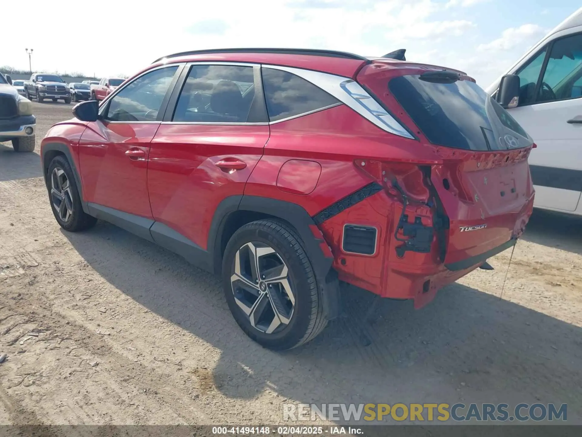 3 Photograph of a damaged car 5NMJF3AE3NH004727 HYUNDAI TUCSON 2022