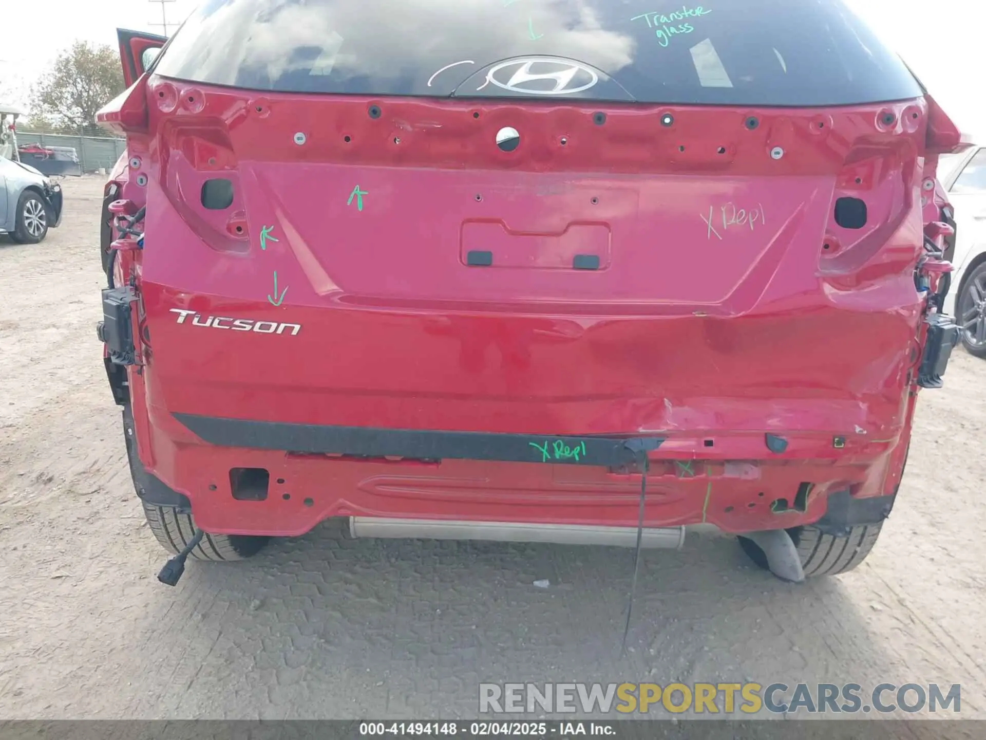6 Photograph of a damaged car 5NMJF3AE3NH004727 HYUNDAI TUCSON 2022
