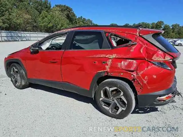 2 Photograph of a damaged car 5NMJF3AE4NH024940 HYUNDAI TUCSON 2022