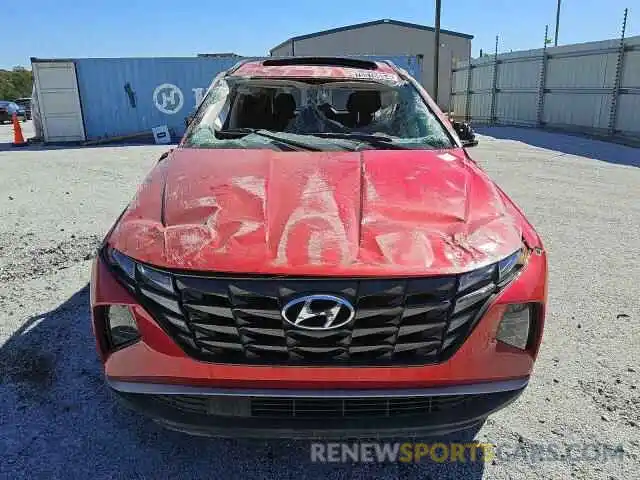 5 Photograph of a damaged car 5NMJF3AE4NH024940 HYUNDAI TUCSON 2022