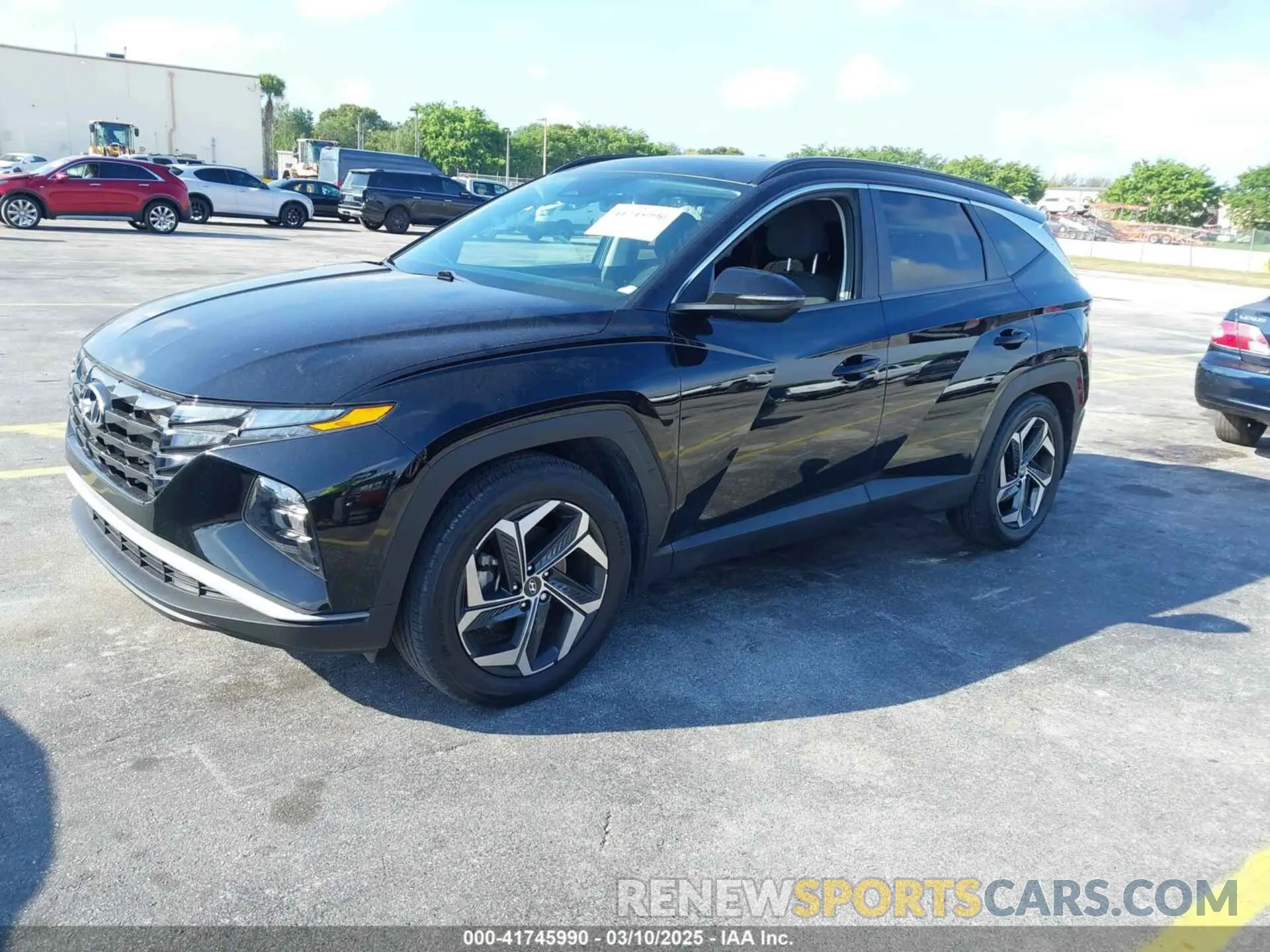 2 Photograph of a damaged car 5NMJF3AE4NH054584 HYUNDAI TUCSON 2022
