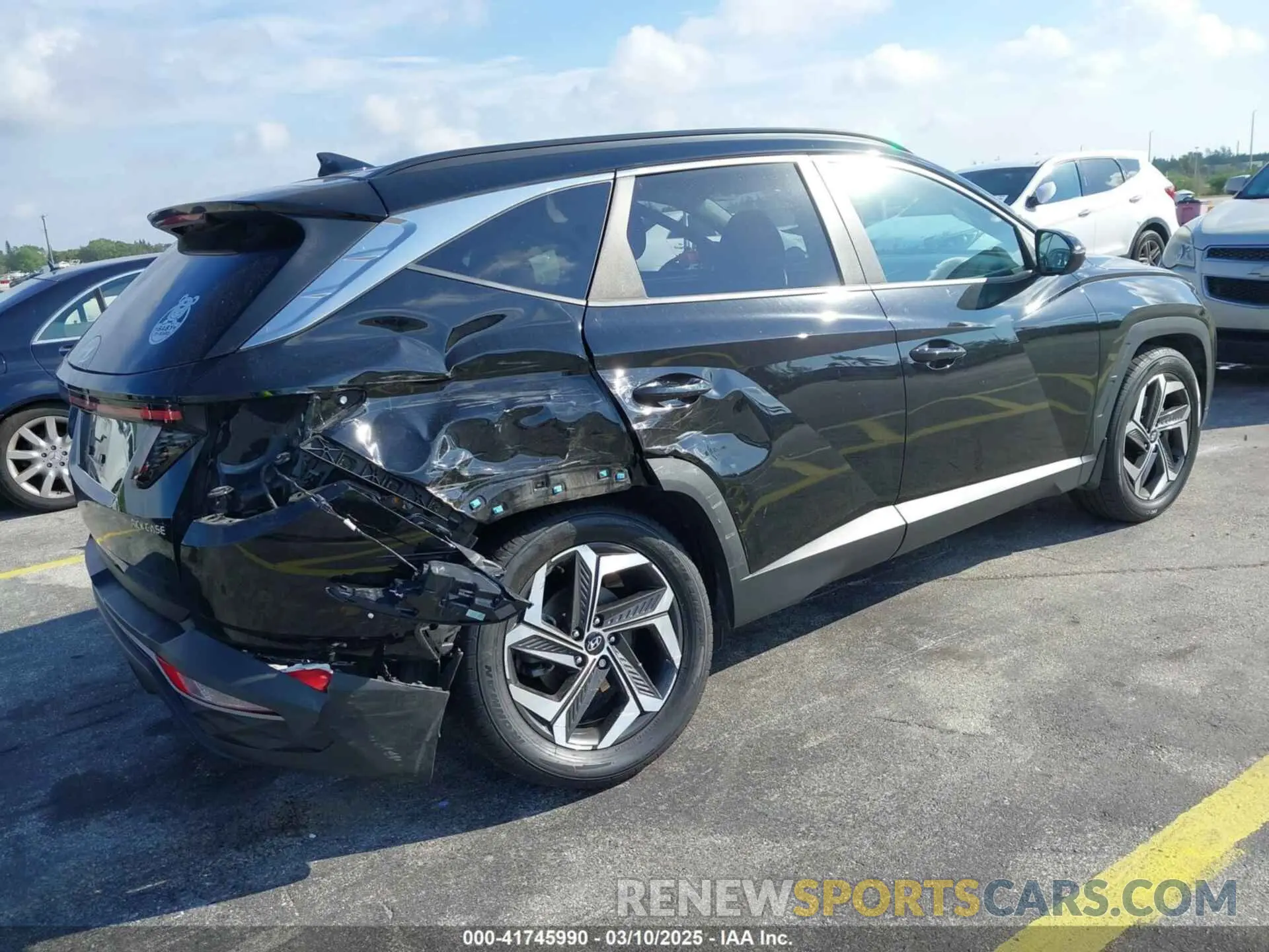 6 Photograph of a damaged car 5NMJF3AE4NH054584 HYUNDAI TUCSON 2022