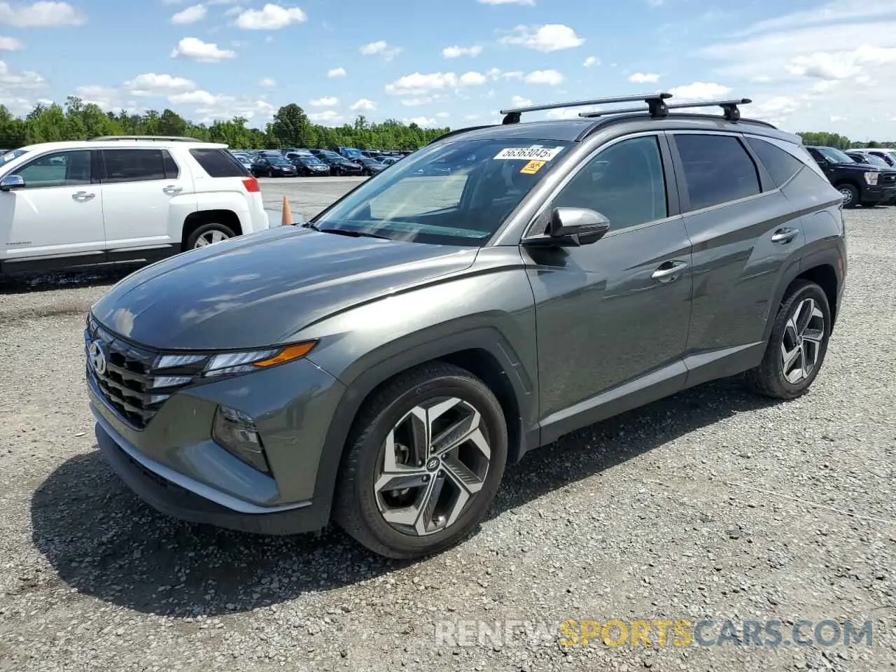 1 Photograph of a damaged car 5NMJF3AE5NH092986 HYUNDAI TUCSON 2022