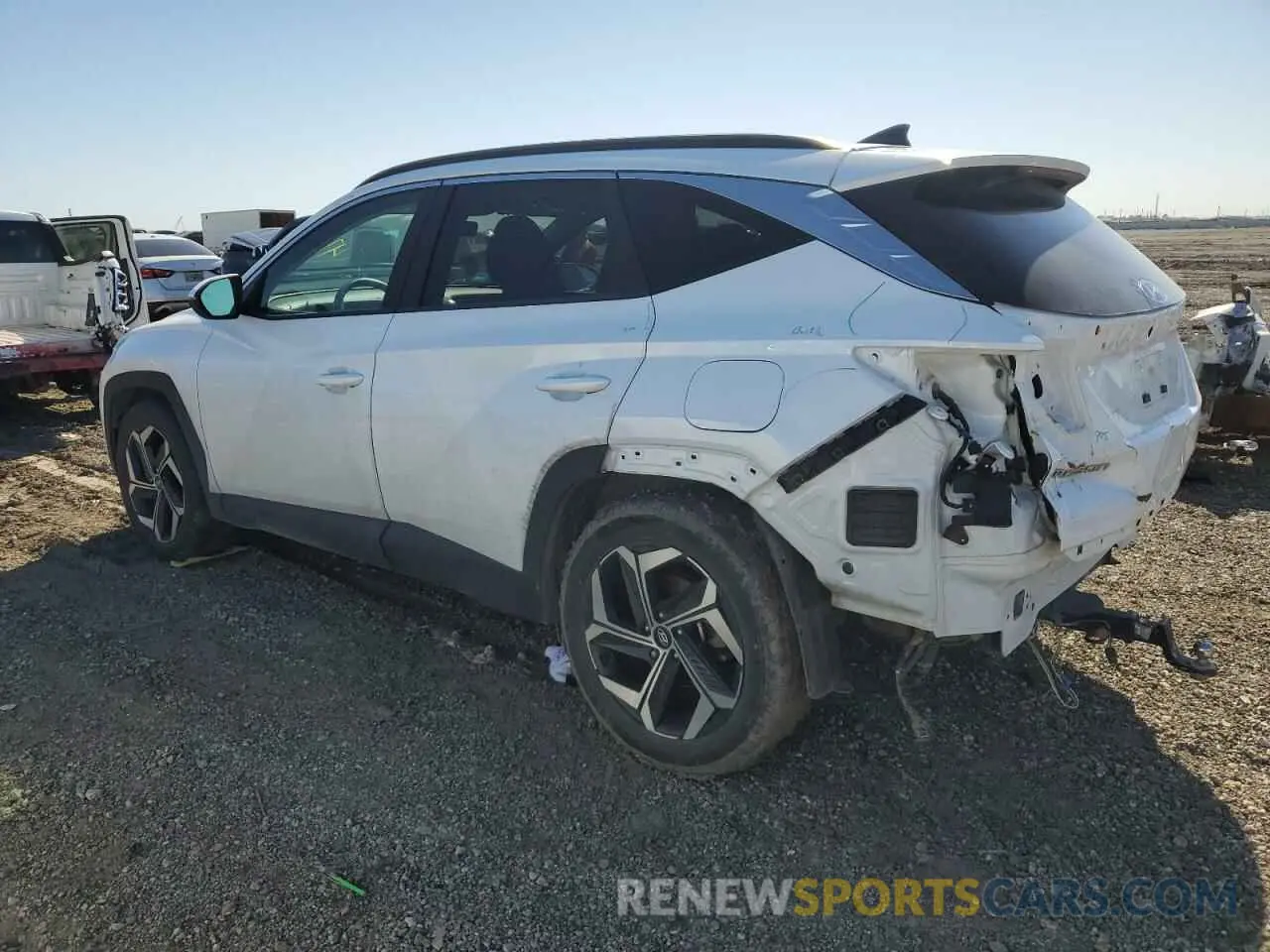 2 Photograph of a damaged car 5NMJF3AE5NH096147 HYUNDAI TUCSON 2022