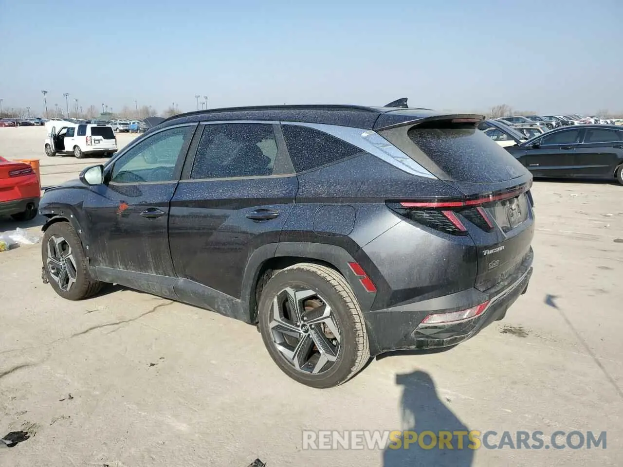 2 Photograph of a damaged car 5NMJF3AE6NH029234 HYUNDAI TUCSON 2022