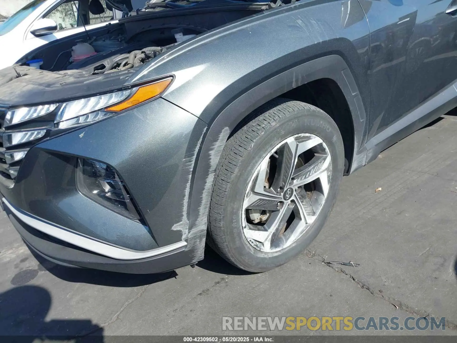 6 Photograph of a damaged car 5NMJF3AE6NH133724 HYUNDAI TUCSON 2022