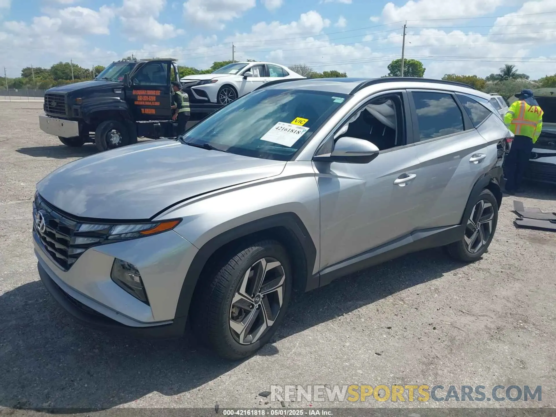 2 Photograph of a damaged car 5NMJF3AE7NH007789 HYUNDAI TUCSON 2022
