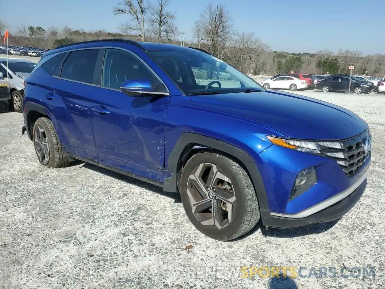 4 Photograph of a damaged car 5NMJF3AE7NH078135 HYUNDAI TUCSON 2022