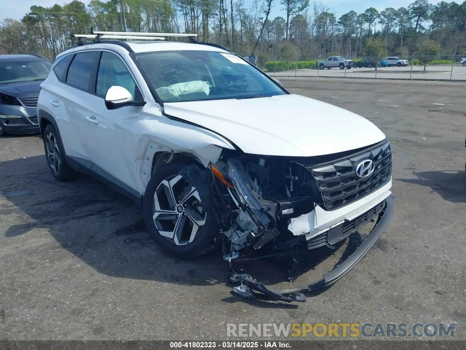1 Photograph of a damaged car 5NMJF3AE7NH109495 HYUNDAI TUCSON 2022