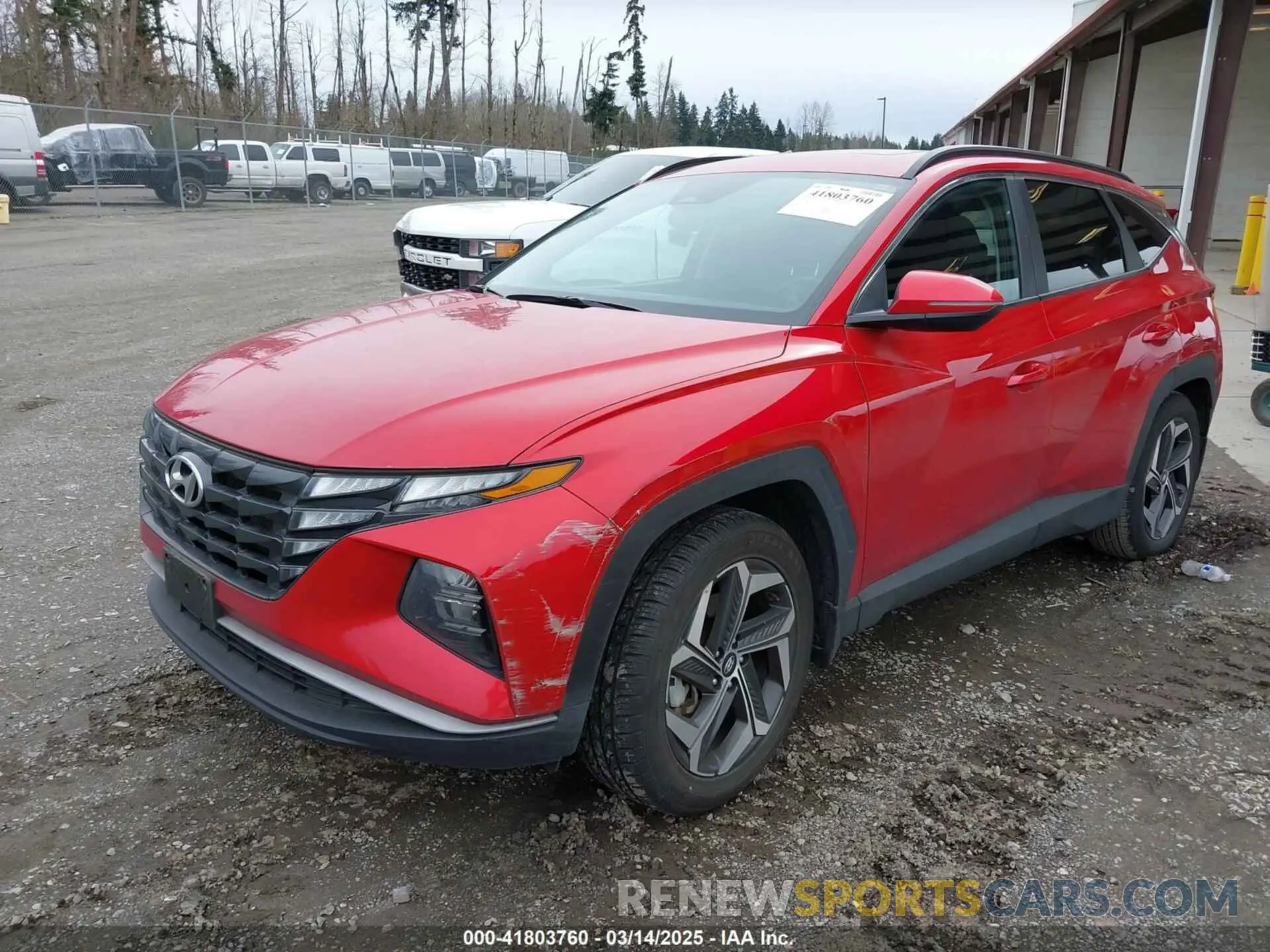 2 Photograph of a damaged car 5NMJF3AE7NH148734 HYUNDAI TUCSON 2022
