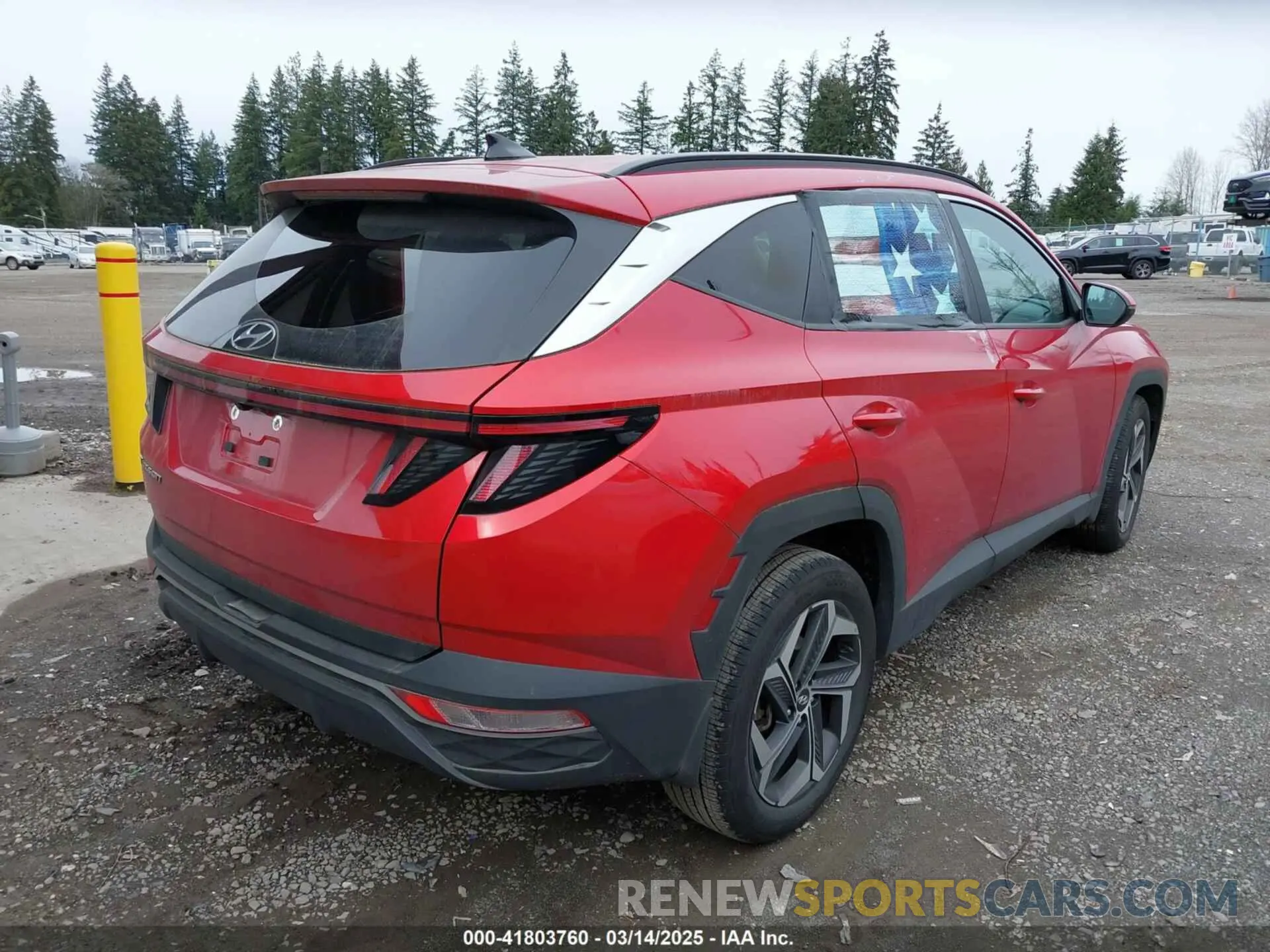 5 Photograph of a damaged car 5NMJF3AE7NH148734 HYUNDAI TUCSON 2022