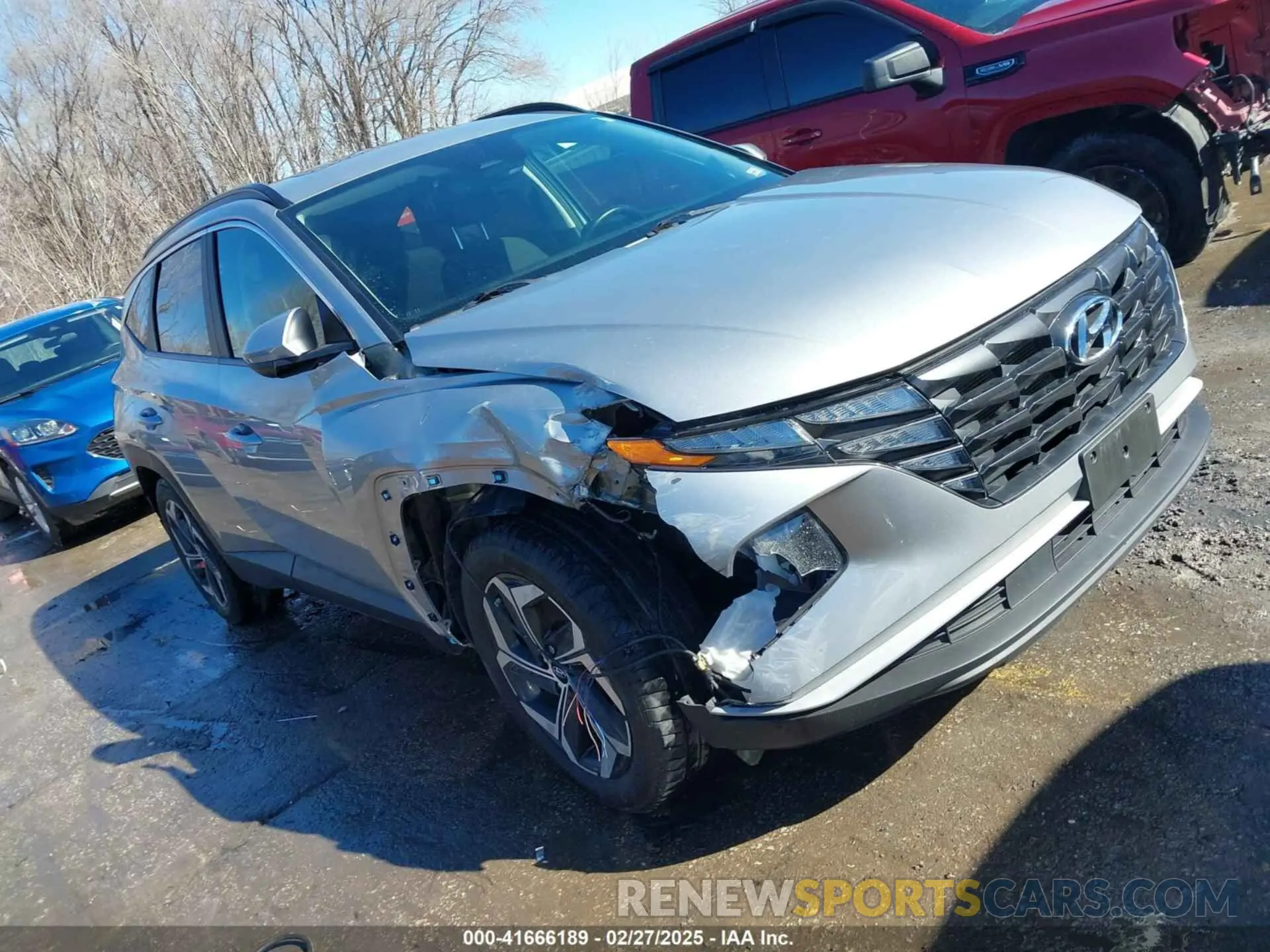 1 Photograph of a damaged car 5NMJF3AE8NH047847 HYUNDAI TUCSON 2022