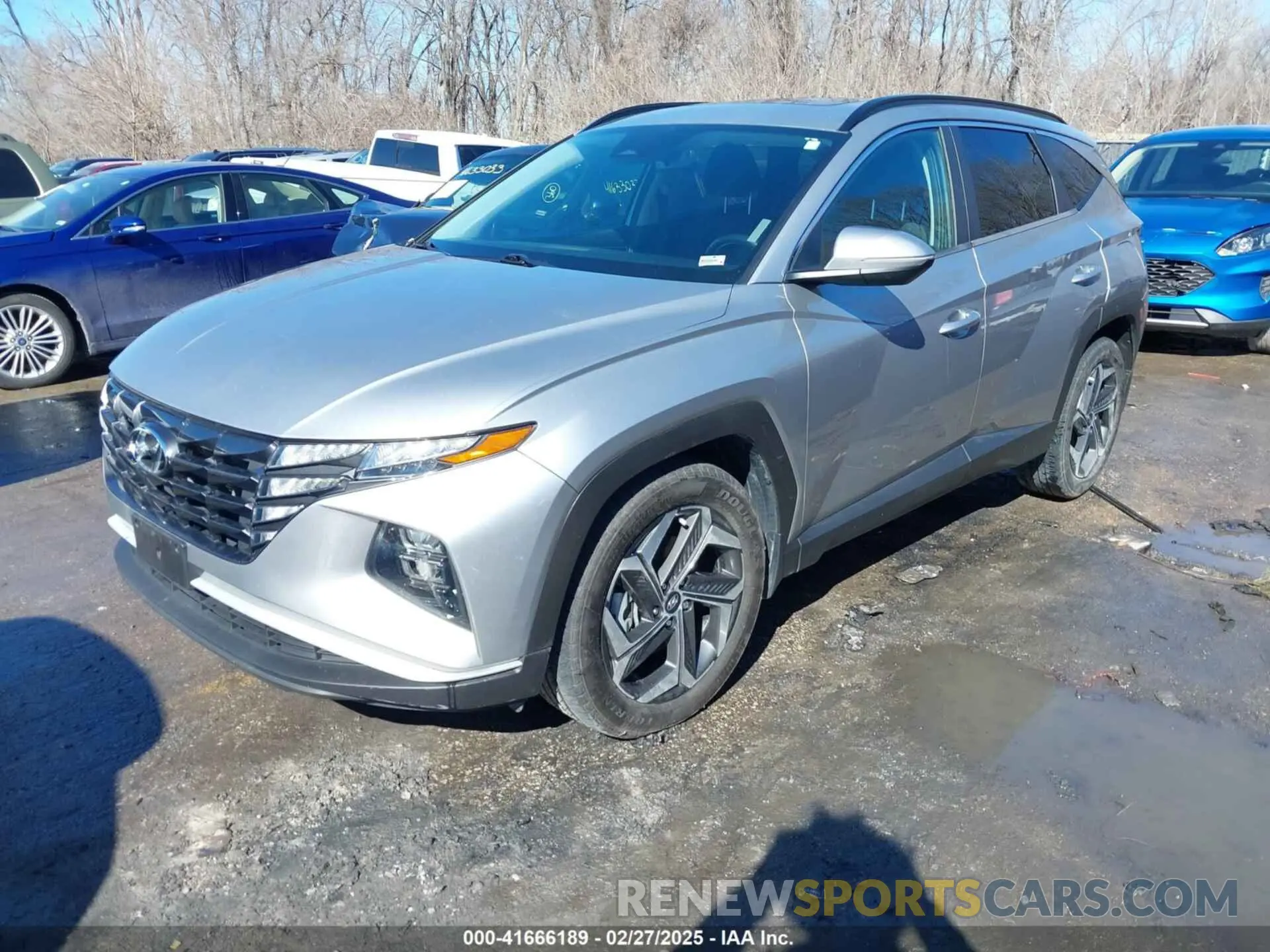 2 Photograph of a damaged car 5NMJF3AE8NH047847 HYUNDAI TUCSON 2022