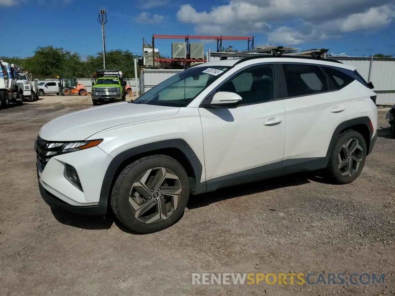 1 Photograph of a damaged car 5NMJF3AE9NH024352 HYUNDAI TUCSON 2022