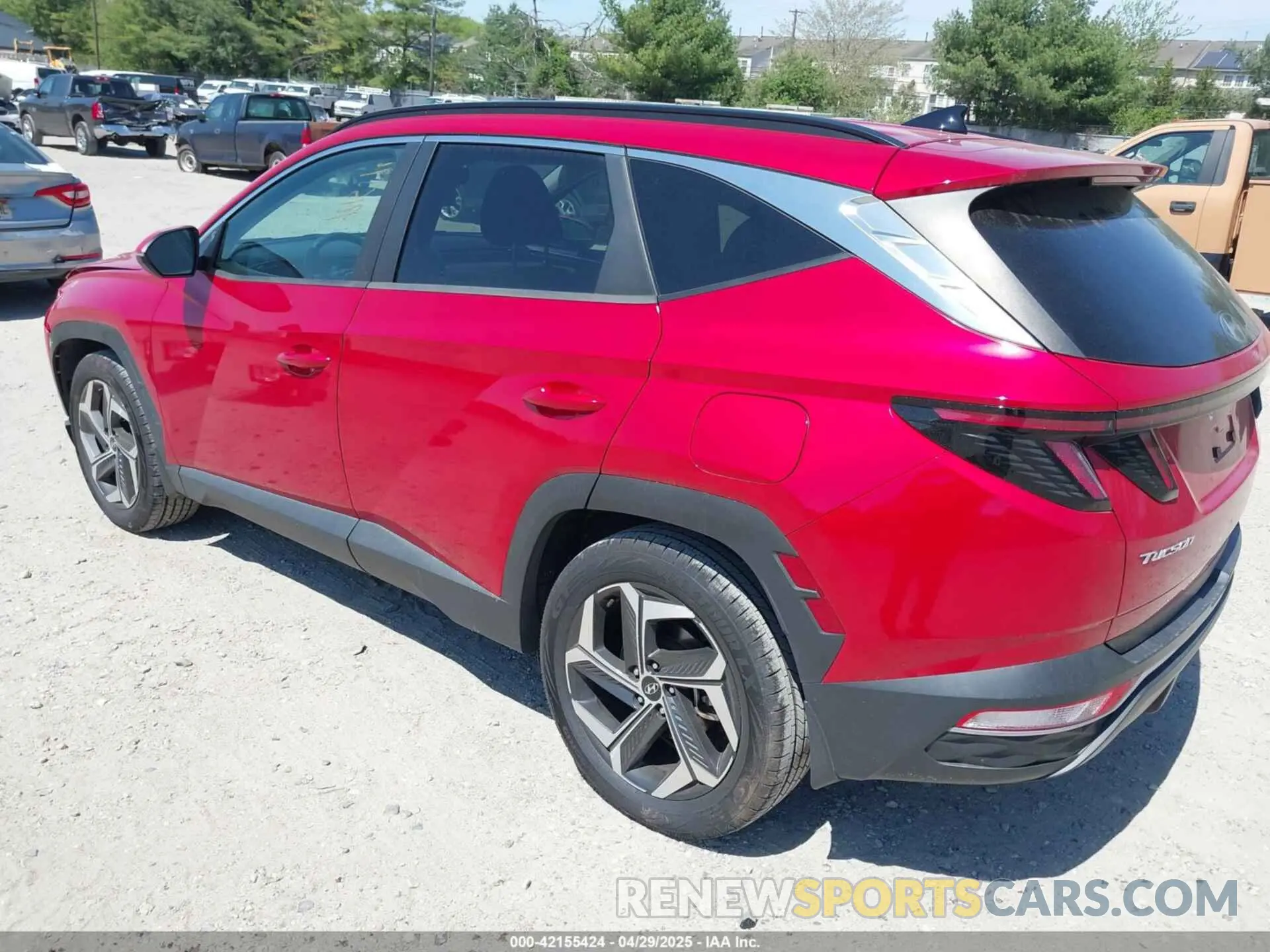 3 Photograph of a damaged car 5NMJF3AE9NH042687 HYUNDAI TUCSON 2022