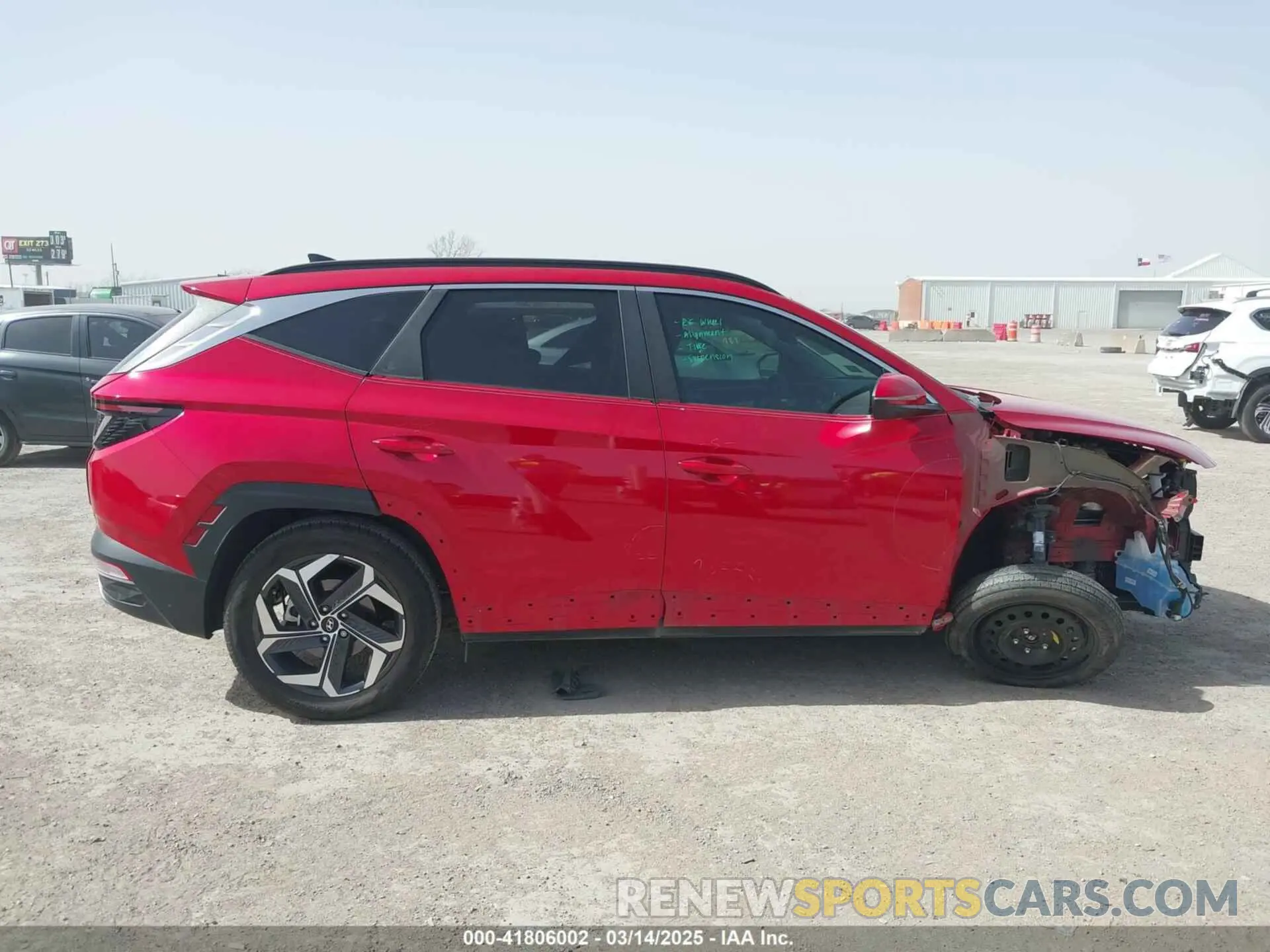 14 Photograph of a damaged car 5NMJF3AE9NH083501 HYUNDAI TUCSON 2022