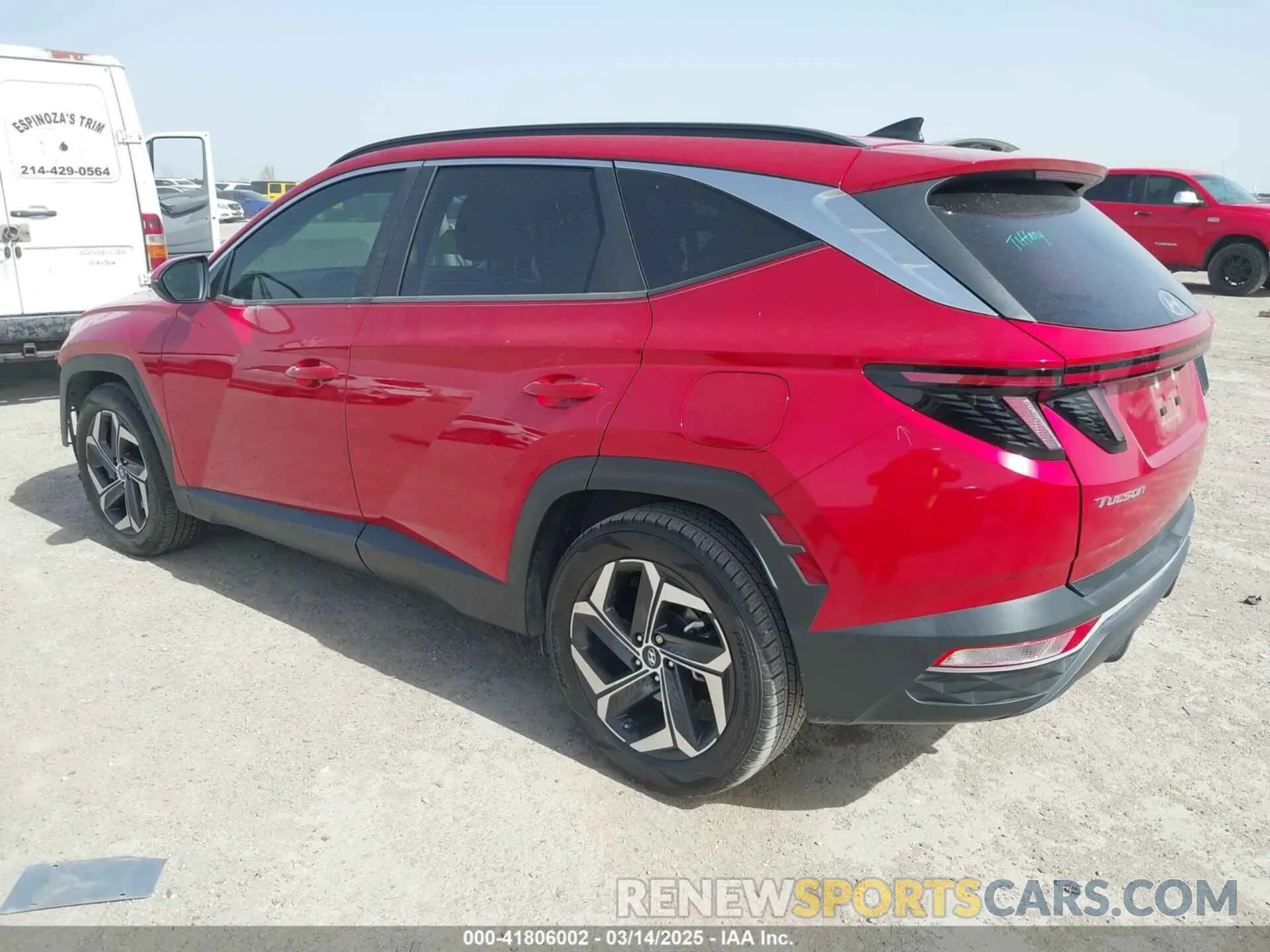 3 Photograph of a damaged car 5NMJF3AE9NH083501 HYUNDAI TUCSON 2022
