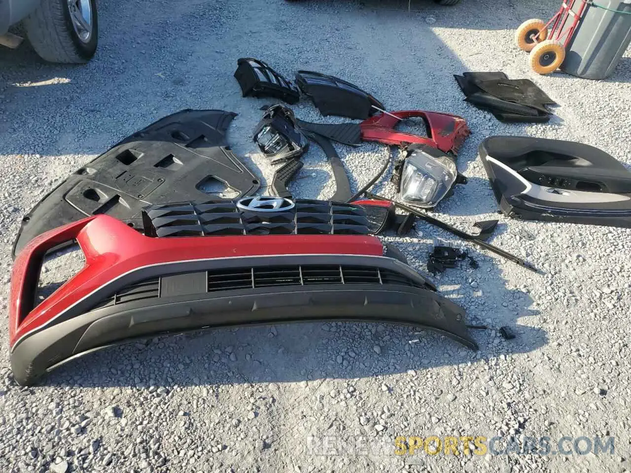 13 Photograph of a damaged car 5NMJF3AE9NH098435 HYUNDAI TUCSON 2022