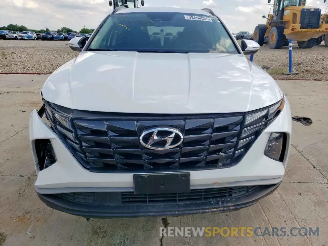 5 Photograph of a damaged car 5NMJF3AEXNH069719 HYUNDAI TUCSON 2022