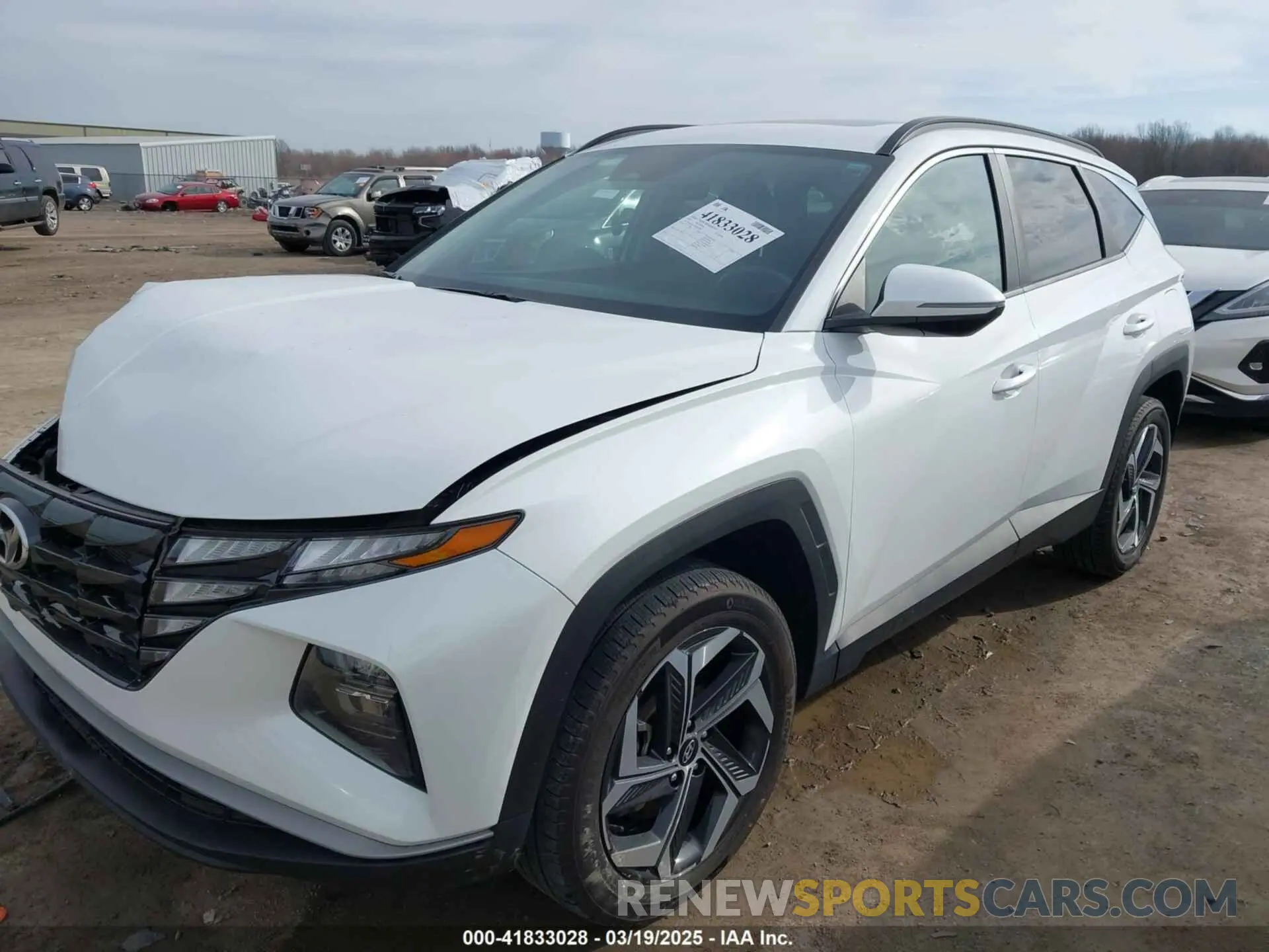 2 Photograph of a damaged car 5NMJFCAE0NH035904 HYUNDAI TUCSON 2022