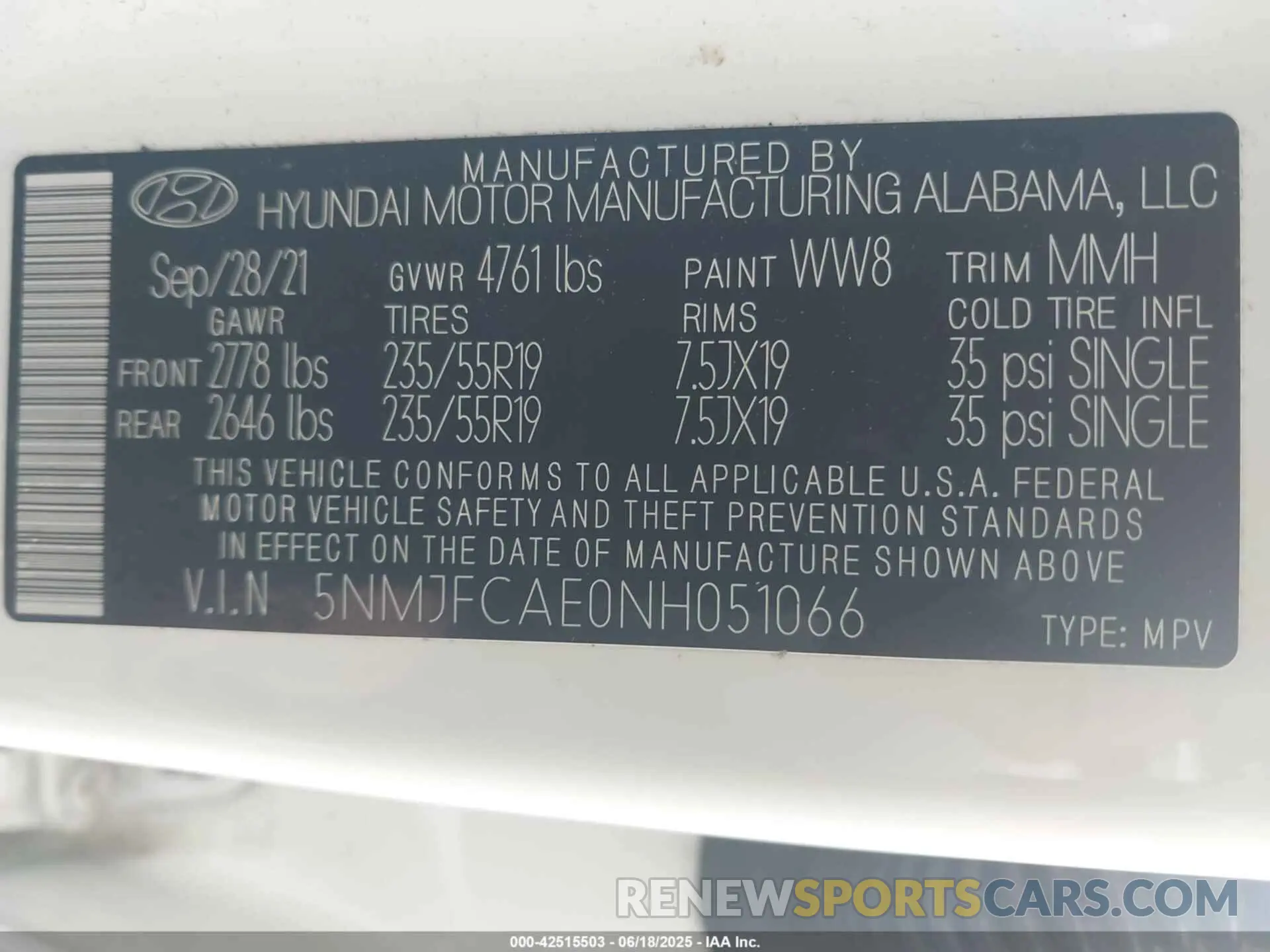 9 Photograph of a damaged car 5NMJFCAE0NH051066 HYUNDAI TUCSON 2022
