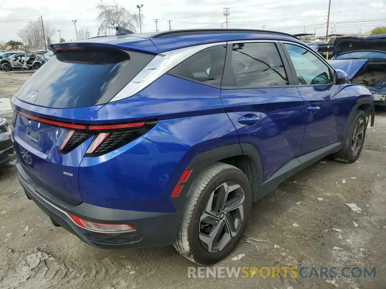 3 Photograph of a damaged car 5NMJFCAE0NH101478 HYUNDAI TUCSON 2022
