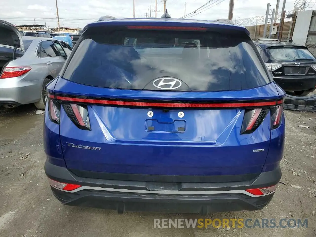 6 Photograph of a damaged car 5NMJFCAE0NH101478 HYUNDAI TUCSON 2022