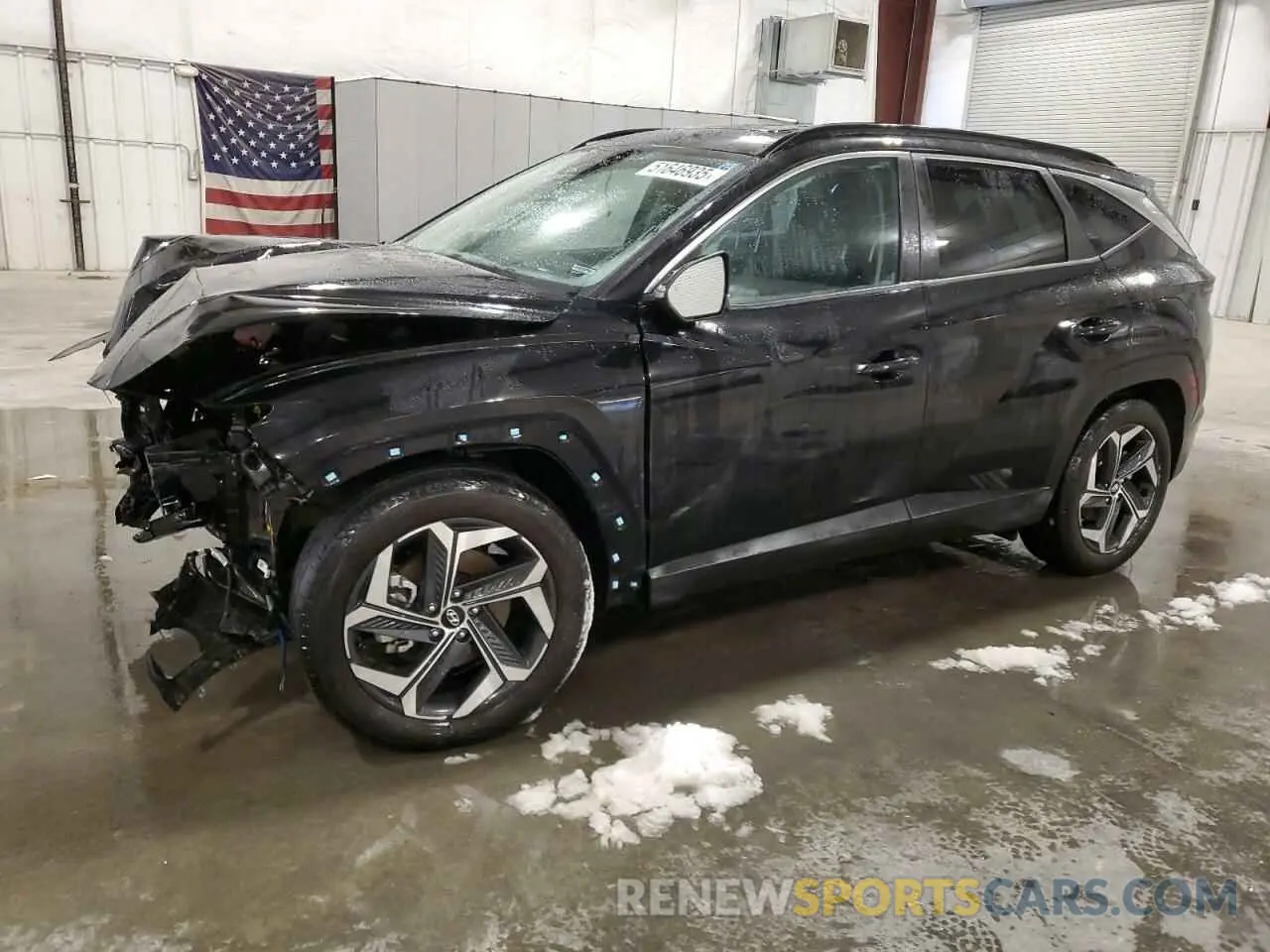 1 Photograph of a damaged car 5NMJFCAE3NH031670 HYUNDAI TUCSON 2022