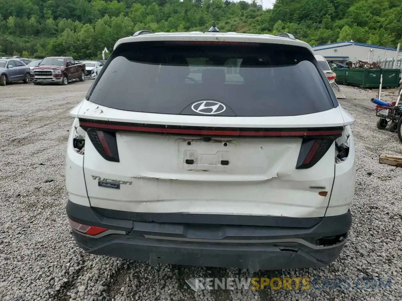 6 Photograph of a damaged car 5NMJFCAE3NH094302 HYUNDAI TUCSON 2022