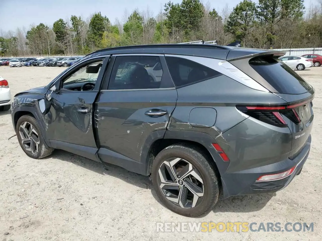 2 Photograph of a damaged car 5NMJFCAE3NH097586 HYUNDAI TUCSON 2022