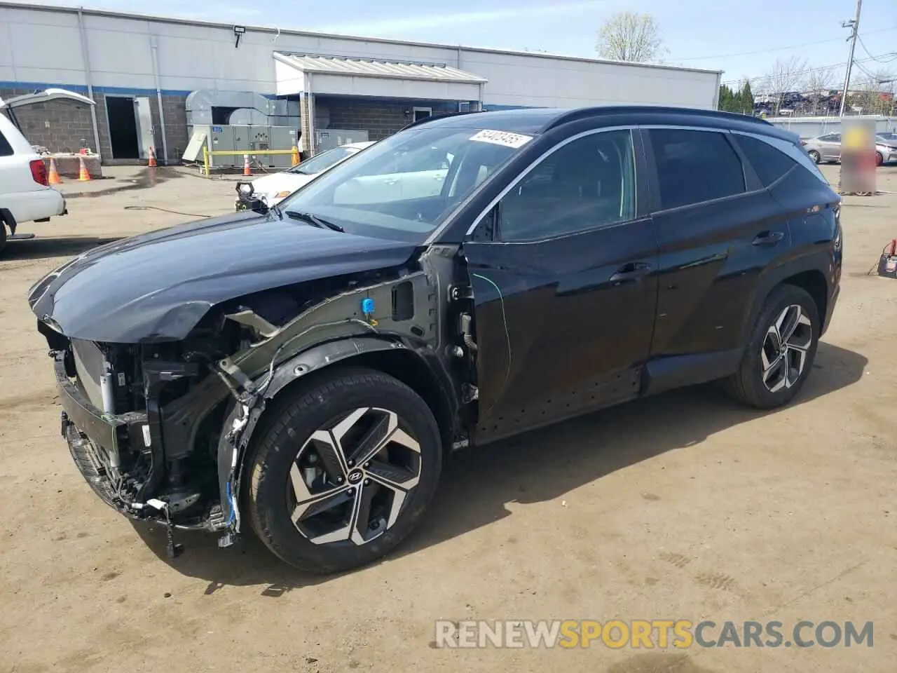 1 Photograph of a damaged car 5NMJFCAE4NH124018 HYUNDAI TUCSON 2022