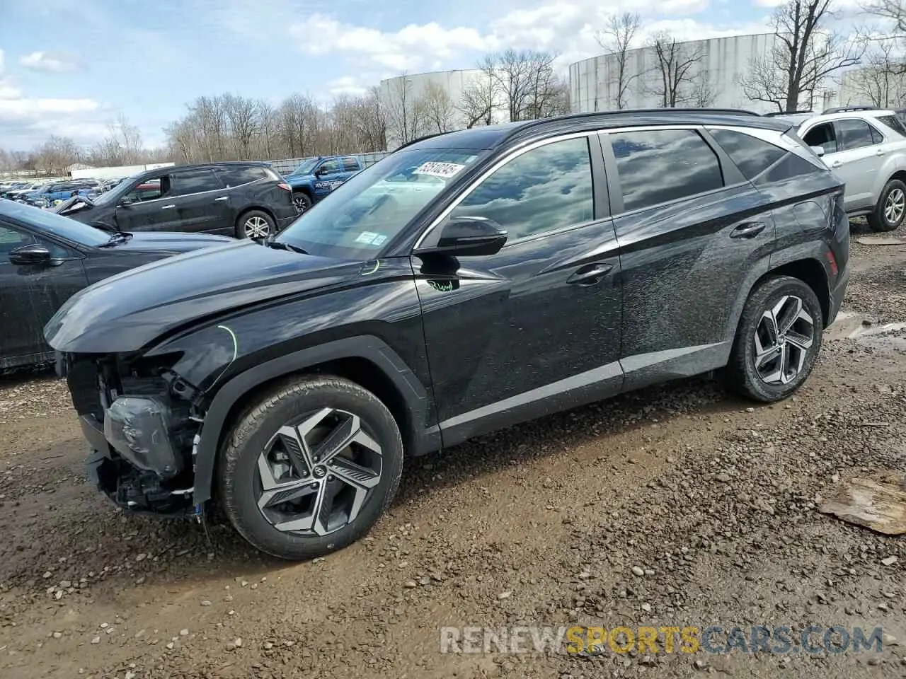 1 Photograph of a damaged car 5NMJFCAE4NH139523 HYUNDAI TUCSON 2022