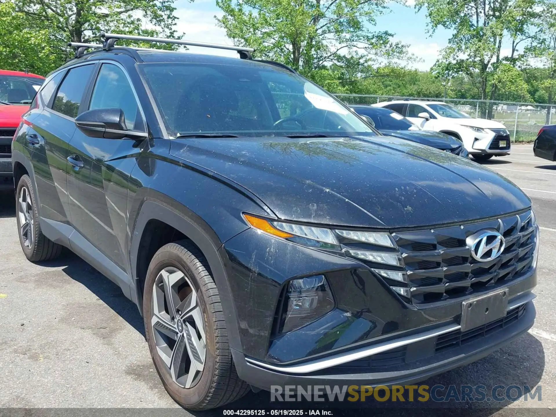 1 Photograph of a damaged car 5NMJFCAE5NH046879 HYUNDAI TUCSON 2022