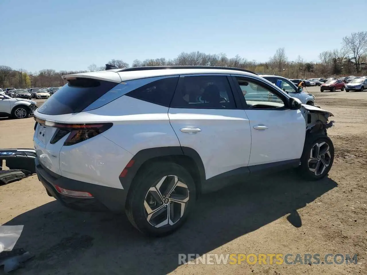3 Photograph of a damaged car 5NMJFCAE5NH050480 HYUNDAI TUCSON 2022